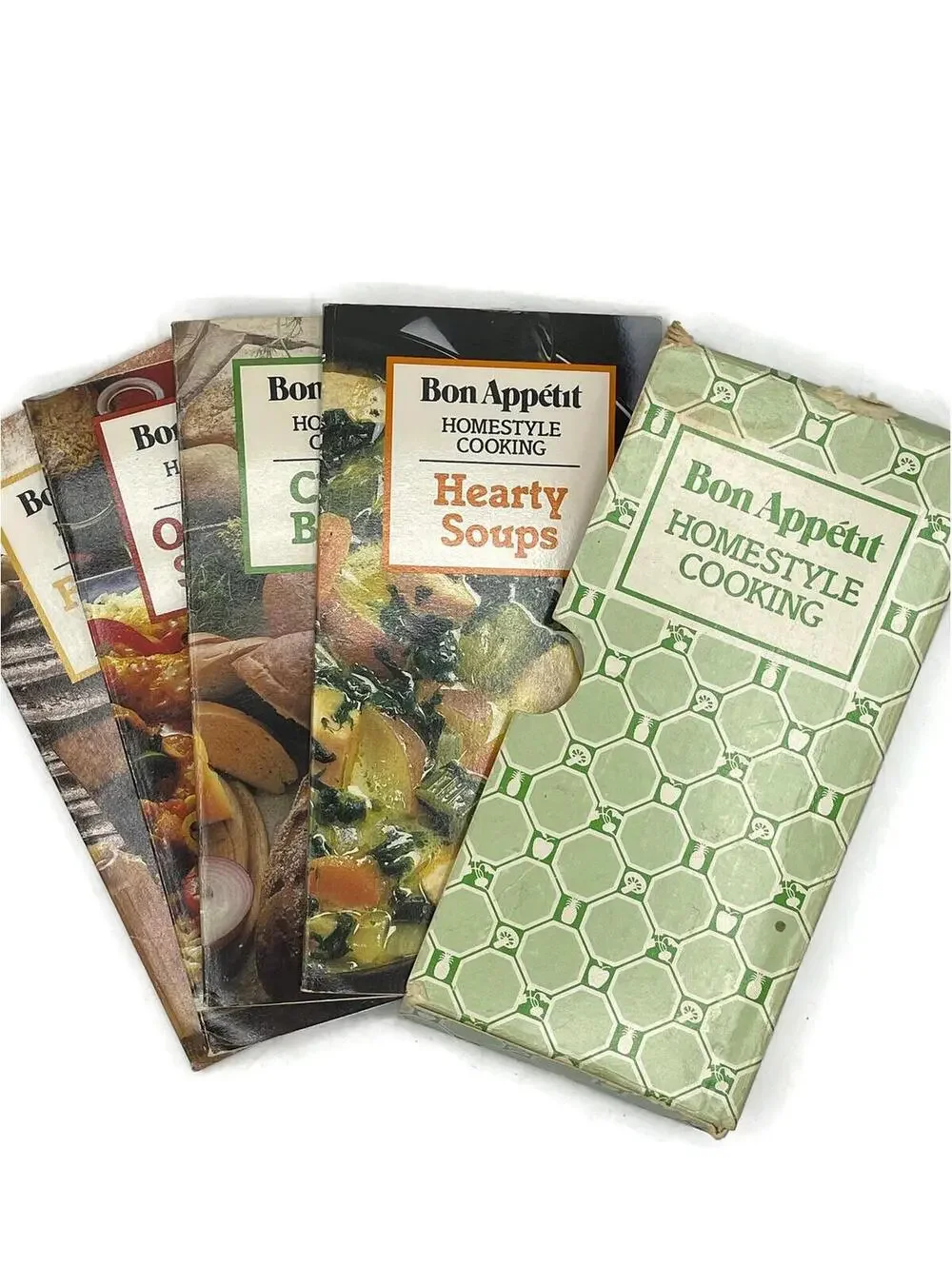 Vintage Bon Appetit Cookbooks: 1980s Home Style Cooking Set